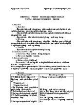 Giáo án Đại số lớp 8 - Học kì II - Năm học 2013-2014